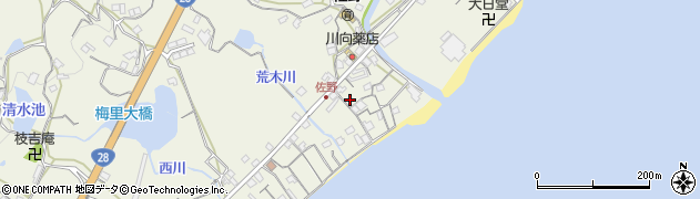 兵庫県淡路市佐野1386周辺の地図