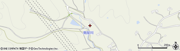 広島県東広島市志和町奥屋671周辺の地図