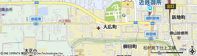 奈良県御所市279-5周辺の地図