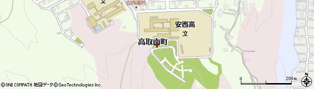広島県広島市安佐南区高取南町周辺の地図