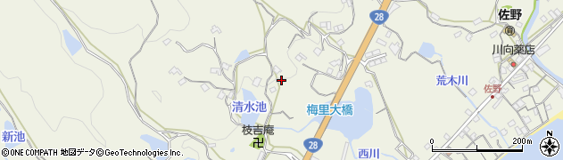 兵庫県淡路市佐野1765周辺の地図