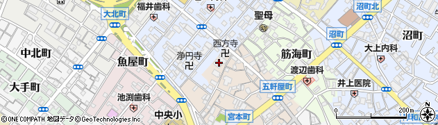 本昌寺周辺の地図