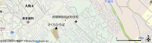 大阪府岸和田市池尻町276周辺の地図