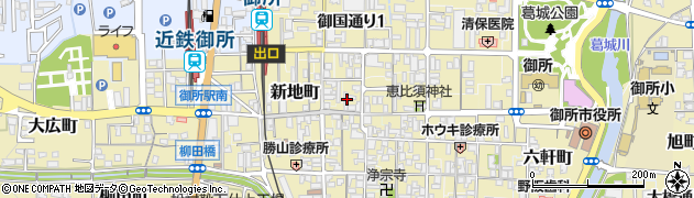 奈良県御所市122周辺の地図
