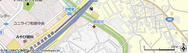 大阪府和泉市万町432周辺の地図