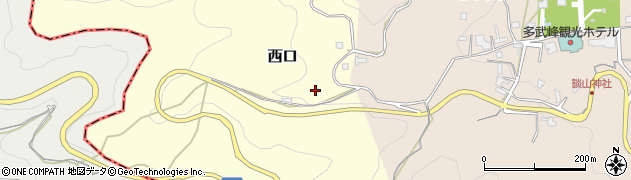 奈良県桜井市西口周辺の地図