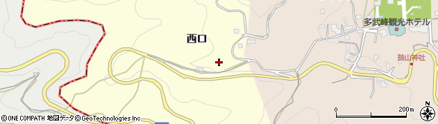 奈良県桜井市西口周辺の地図