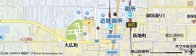 奈良県御所市180周辺の地図