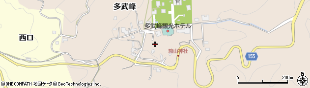 南山荘周辺の地図