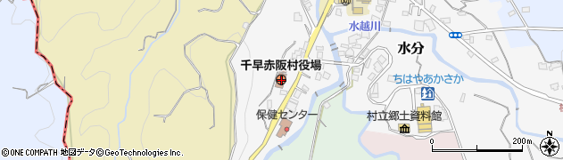 大阪府南河内郡千早赤阪村周辺の地図