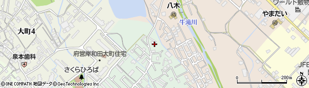 大阪府岸和田市池尻町205周辺の地図