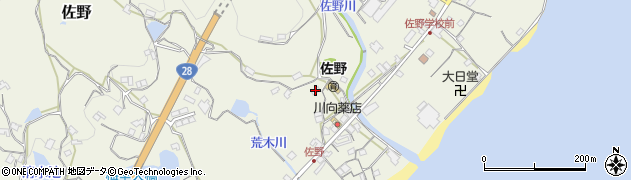 兵庫県淡路市佐野1400周辺の地図