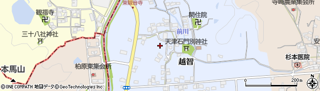奈良県高取町（高市郡）越智周辺の地図