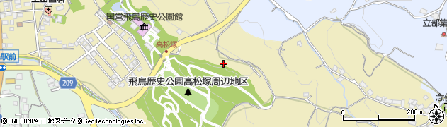 明日香レンタサイクル　石舞台営業所周辺の地図