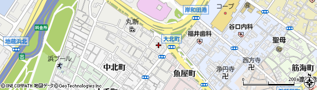 エルケア株式会社エルケア岸和田入浴センター周辺の地図