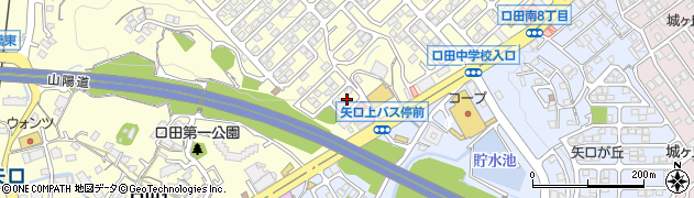 広島県広島市安佐北区口田3丁目32周辺の地図