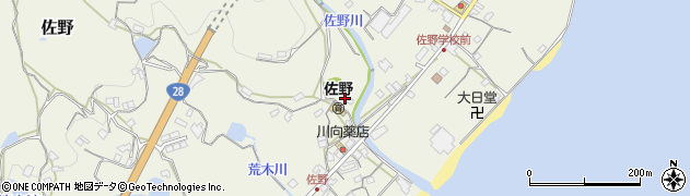 兵庫県淡路市佐野1325周辺の地図
