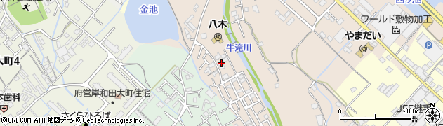 大阪府岸和田市今木町406周辺の地図