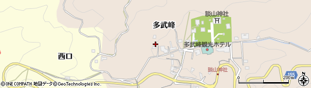 奈良県桜井市多武峰348周辺の地図