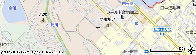 大阪府岸和田市今木町163周辺の地図