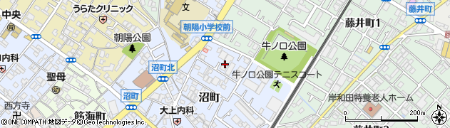 株式会社伊藤園　岸和田支店周辺の地図