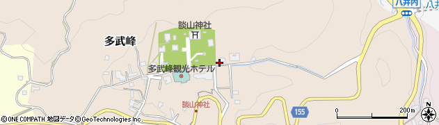 奈良県桜井市多武峰318周辺の地図