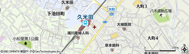 家族葬空間ファミリーメモリアル久米田周辺の地図
