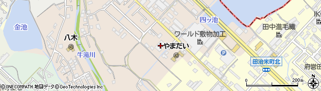 大阪府岸和田市今木町155周辺の地図