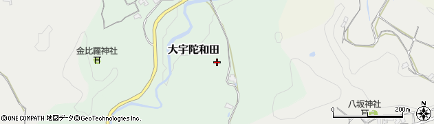奈良県宇陀市大宇陀和田周辺の地図