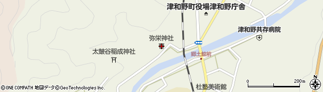 弥栄神社周辺の地図