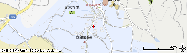 奈良県明日香村（高市郡）立部周辺の地図