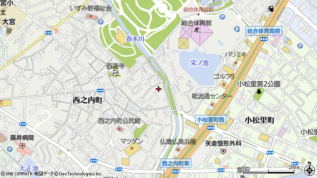 〒596-0044 大阪府岸和田市西之内町の地図