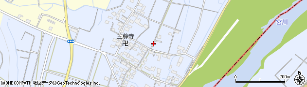 三重県玉城町（度会郡）岩出周辺の地図