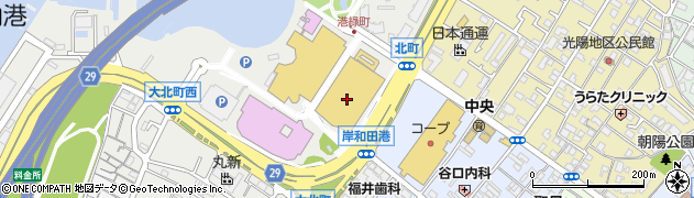 アベイル岸和田カンカンベイサイドモール店周辺の地図
