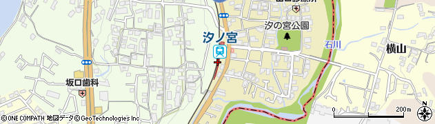 汐ノ宮駅周辺の地図