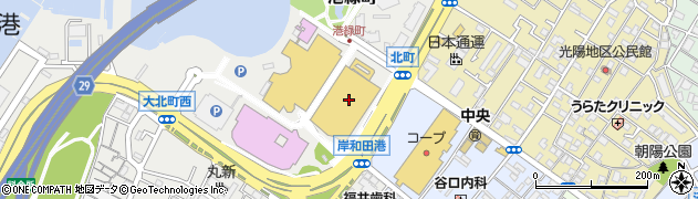 ファッションセンターしまむら岸和田カンカンベイサイドモール店周辺の地図