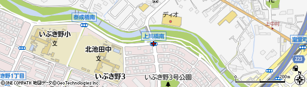 上川橋南周辺の地図