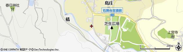 奈良県高市郡明日香村島庄54周辺の地図