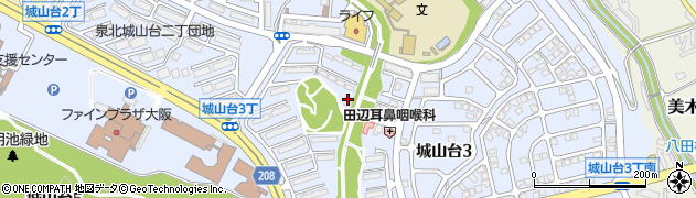 泉北城山台３丁住宅管理組合周辺の地図