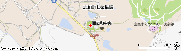 西蓮寺周辺の地図