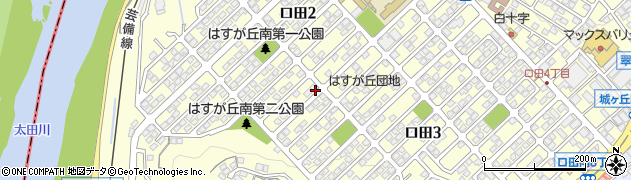 広島県広島市安佐北区口田周辺の地図