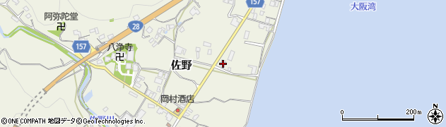 兵庫県淡路市佐野707周辺の地図