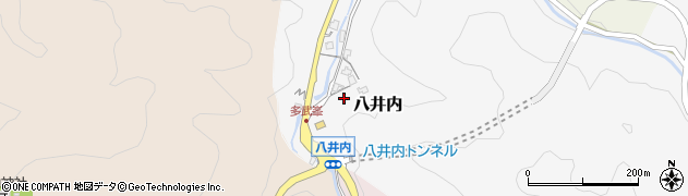 奈良県桜井市八井内周辺の地図