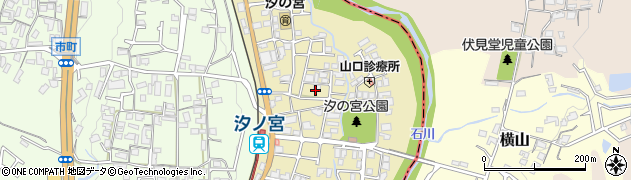 大阪府河内長野市汐の宮町14周辺の地図