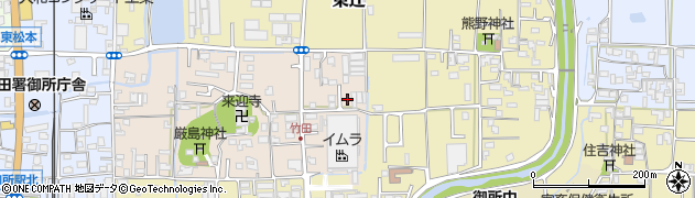 奈良県御所市竹田16周辺の地図