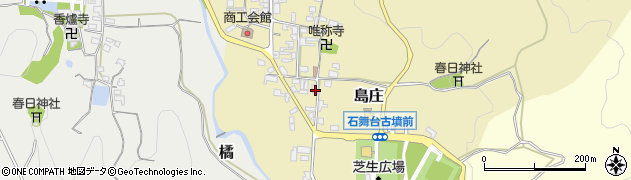 奈良県高市郡明日香村島庄221周辺の地図
