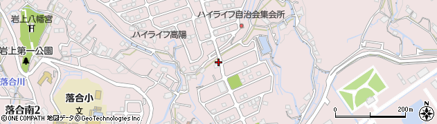 広島県広島市安佐北区落合南周辺の地図