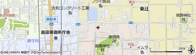 奈良県御所市竹田52周辺の地図