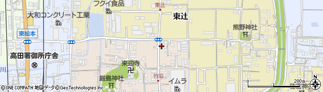 奈良県御所市竹田25周辺の地図