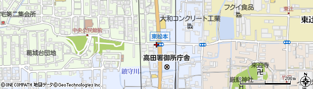 東松本周辺の地図